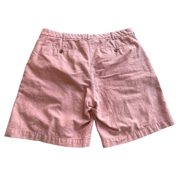 Men's IZOD flat front bermuda shorts with anchor embroidered print sz 38 - Picture 2 of 4